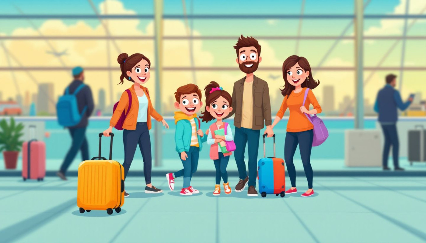 Les options disponibles pour les familles voyageant avec des enfants
