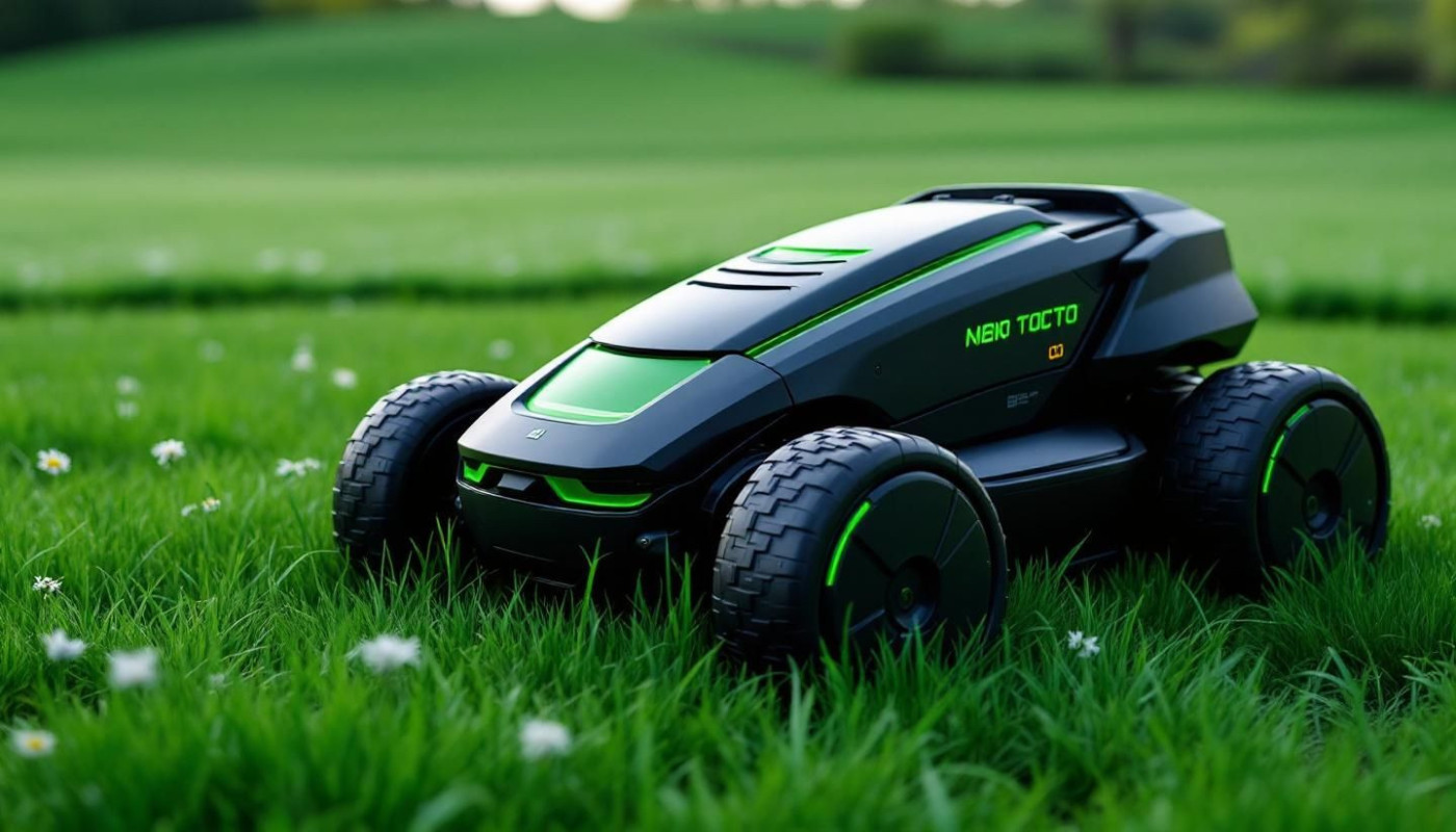 Optimisation de l'autonomie des tondeuses robotisées pour grands espaces